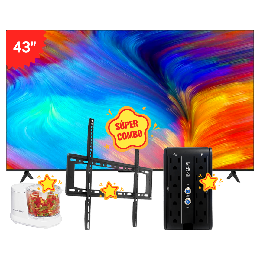 TCL 43" 4K HDR (43P635) | Tienda Virtual