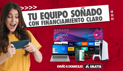 Financia fácilmente el equipo de tus sueños con Claro