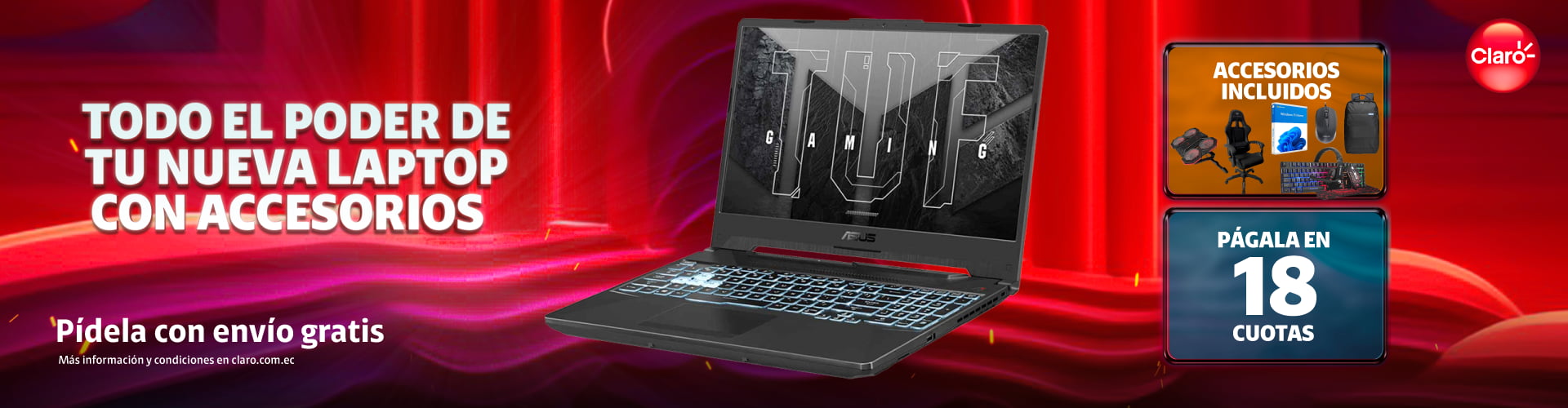 ¡Lleva la laptop de tus sueños a 18 meses!