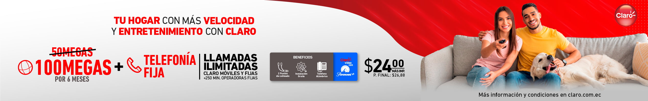  Claro te mantiene conectado con una super promoción. ¡Aprovéchala ahora!