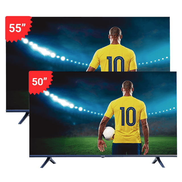 COMBO STARGOLD 55" UHD 4K (SOC55A0UG) + 50" LED UHD(SOC50A0UG)