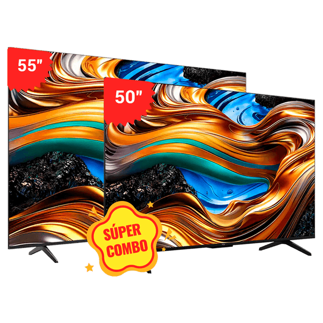 55" UHD GOOGLE TV (7T10985A) + 50" UHD GOOGLE TV (7T10984A)