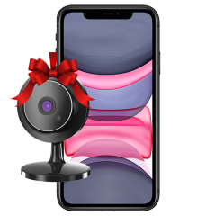 COMBO APPLE IPHONE 11 + CÁMARA WIFI DEXEL