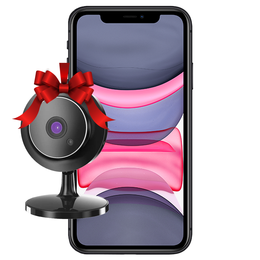 COMBO APPLE IPHONE 11 (64 GB) + CÁMARA WIFI DEXEL