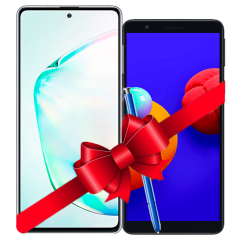 SAMSUNG NOTE 10 LITE + SAMSUNG A01 CORE