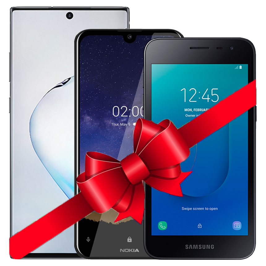 COMBO SAMSUNG NOTE 10 PLUS + J2 CORE 16GB + NOKIA 2.2