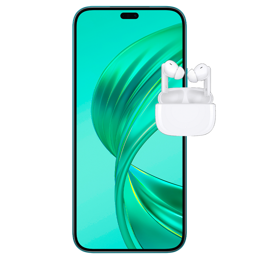 HONOR MAGIC8 LITE 8GB/256GB Verde | Impermeabile IP68, Batteria 7500mAh E Fotocamera 108MP, Con Earbuds X7L E Cover