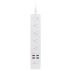 REGLETA 4 TOMAS 4 USB