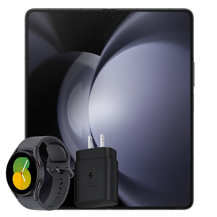 GALAXY Z FOLD 5 (512GB) + WATCH 5 44 MM + 45 SUPER FAST CHARGER